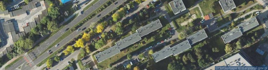 Zdjęcie satelitarne Pionierów Zielonej Góry ul.