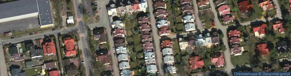 Zdjęcie satelitarne Piłkarska ul.