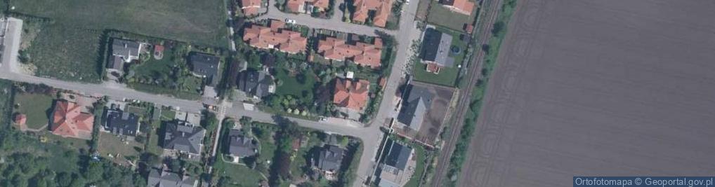 Zdjęcie satelitarne Platanowa ul.