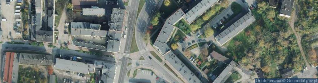 Zdjęcie satelitarne Plac Bohaterów Getta pl.