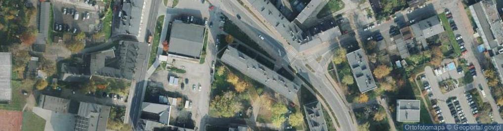 Zdjęcie satelitarne Plac Bohaterów Getta pl.
