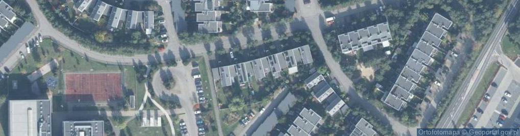 Zdjęcie satelitarne Platanowa ul.