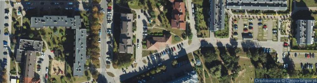 Zdjęcie satelitarne Platynowa ul.