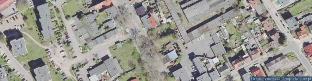 Zdjęcie satelitarne Platanowa ul.