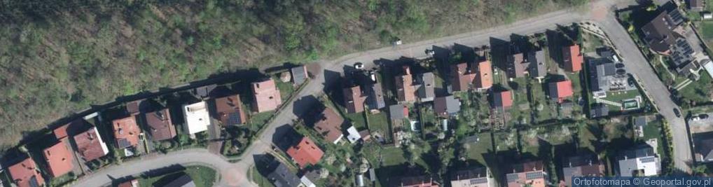 Zdjęcie satelitarne Platanowa ul.