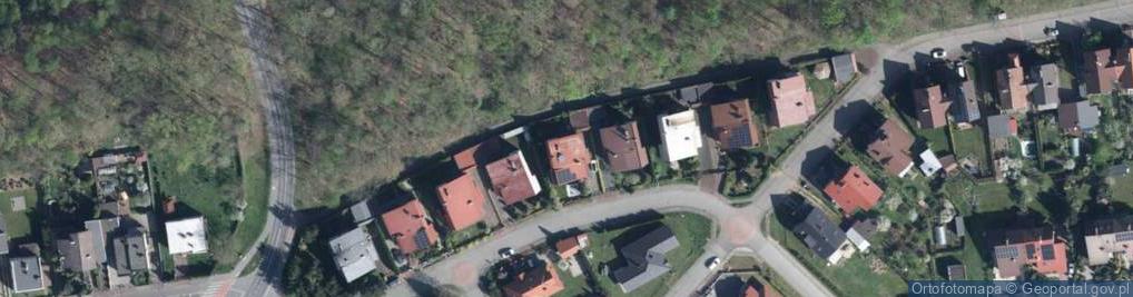 Zdjęcie satelitarne Platanowa ul.
