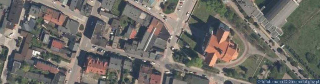 Zdjęcie satelitarne Plac Dąbrowskiego Jarosława, gen. pl.