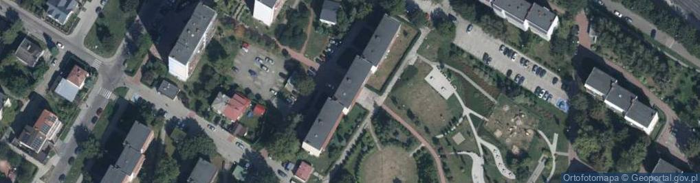 Zdjęcie satelitarne Plagego i Laśkiewicza ul.
