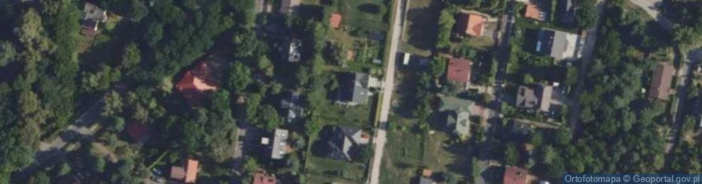 Zdjęcie satelitarne Platanowa ul.
