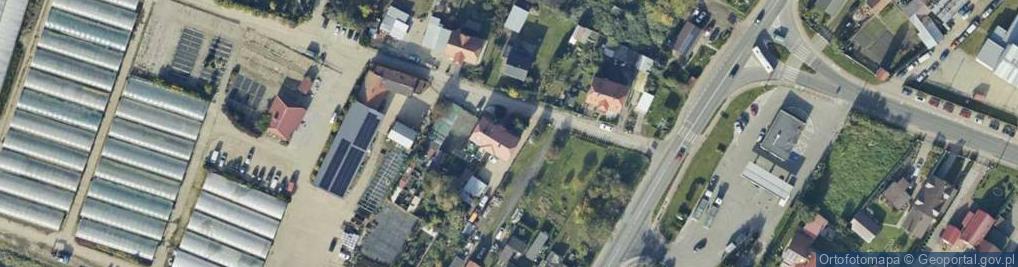 Zdjęcie satelitarne Platanowa ul.