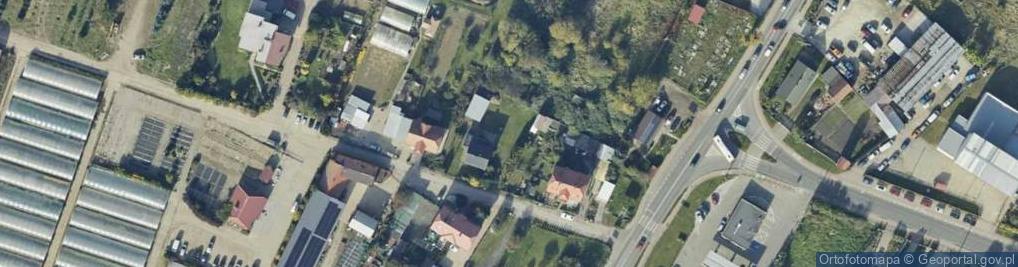 Zdjęcie satelitarne Platanowa ul.