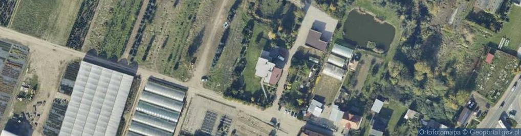 Zdjęcie satelitarne Platanowa ul.