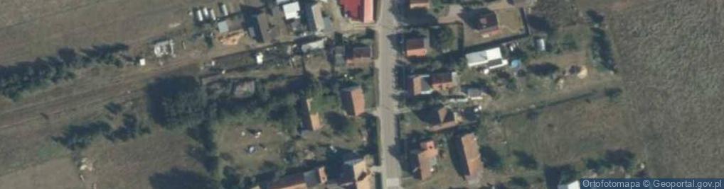 Zdjęcie satelitarne Płozy ul.
