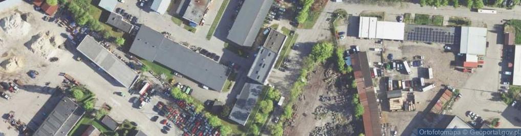 Zdjęcie satelitarne Plonów ul.