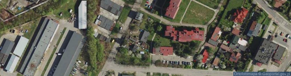Zdjęcie satelitarne Plonów ul.