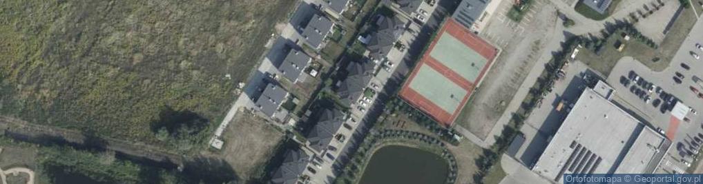 Zdjęcie satelitarne Platanowa ul.