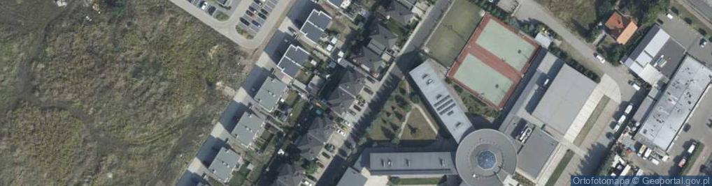 Zdjęcie satelitarne Platanowa ul.
