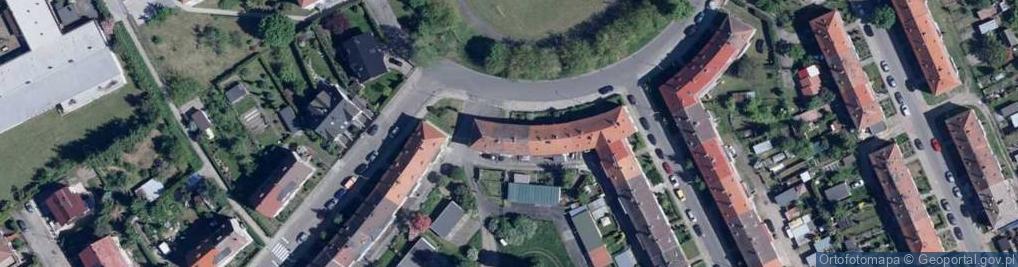 Zdjęcie satelitarne Plac Majdanek pl.