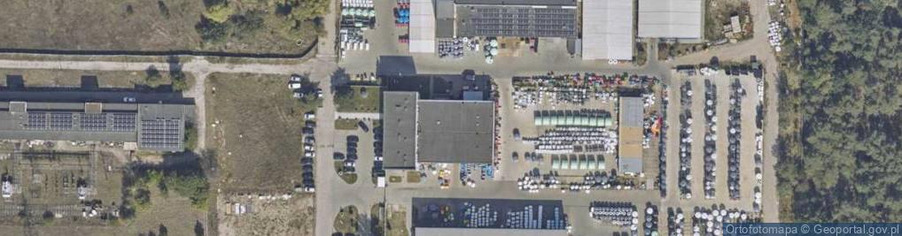 Zdjęcie satelitarne Płaska ul.