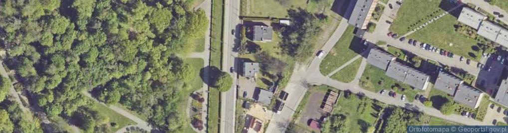 Zdjęcie satelitarne Plaka ul.