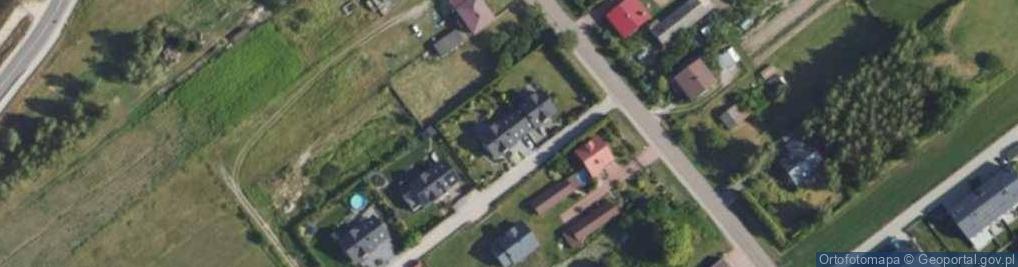 Zdjęcie satelitarne Płaczącej Wierzby ul.