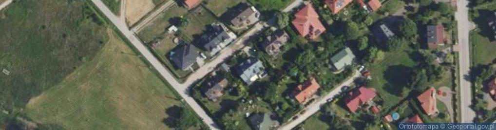 Zdjęcie satelitarne Płaczącej Wierzby ul.