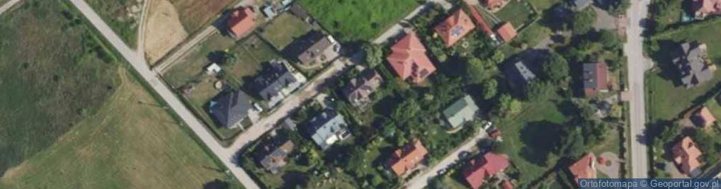 Zdjęcie satelitarne Płaczącej Wierzby ul.