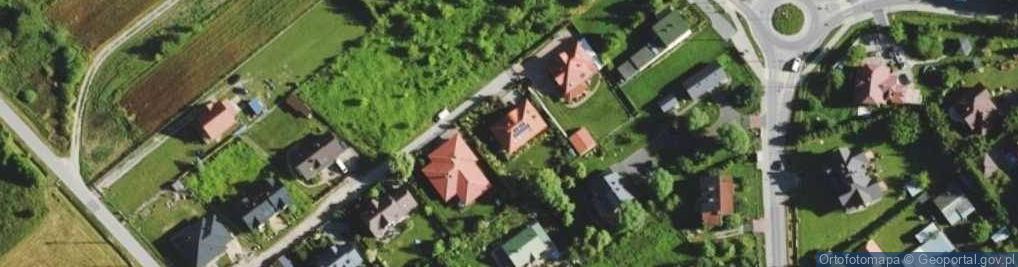 Zdjęcie satelitarne Płaczącej Wierzby ul.
