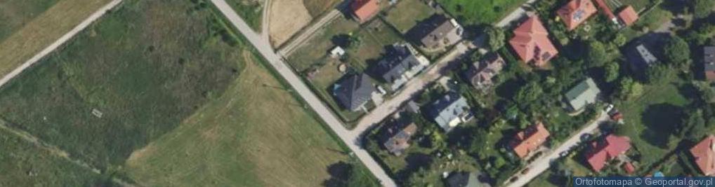 Zdjęcie satelitarne Płaczącej Wierzby ul.