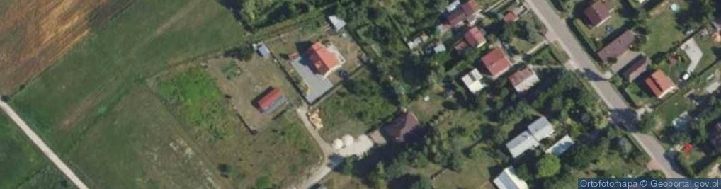 Zdjęcie satelitarne Płaczącej Wierzby ul.