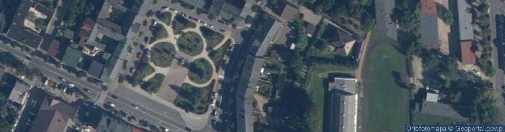 Zdjęcie satelitarne Plac Dąbrowskiego Jarosława, gen. pl.