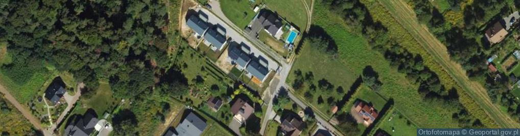 Zdjęcie satelitarne Pod Lasem ul.