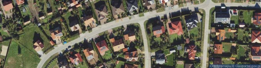 Zdjęcie satelitarne Poprzeczna ul.