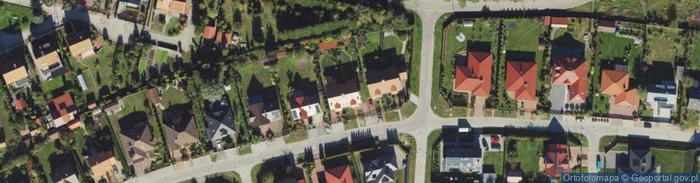 Zdjęcie satelitarne Poprzeczna ul.