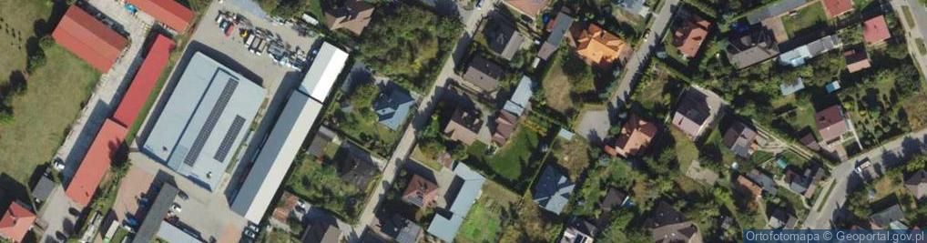 Zdjęcie satelitarne Poprzeczna ul.