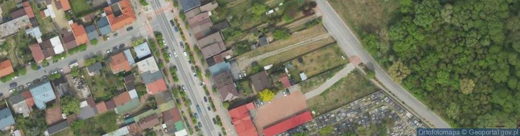 Zdjęcie satelitarne Poświętna ul.