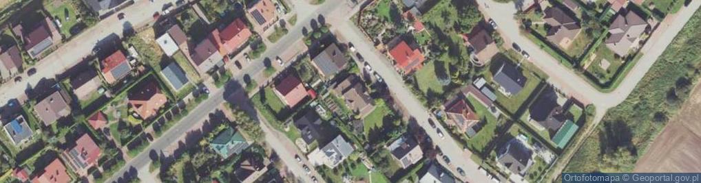 Zdjęcie satelitarne Podhalańska ul.