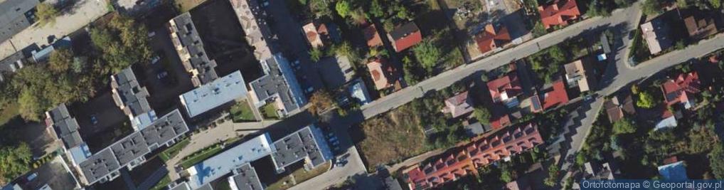 Zdjęcie satelitarne Poprzeczna ul.