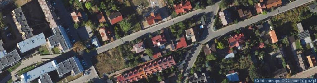 Zdjęcie satelitarne Poprzeczna ul.
