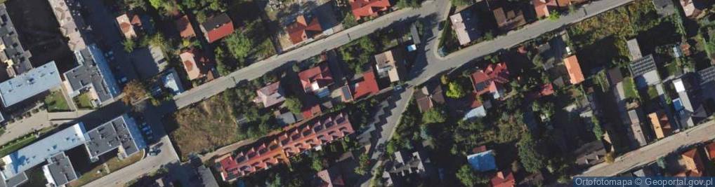 Zdjęcie satelitarne Poprzeczna ul.
