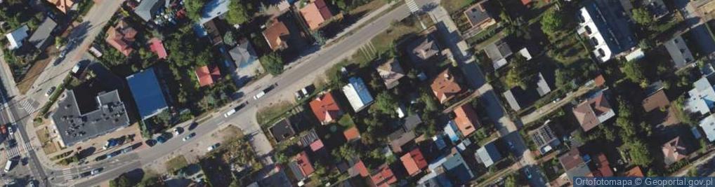 Zdjęcie satelitarne Pod Krzywą ul.