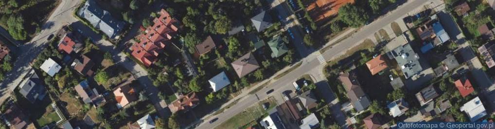Zdjęcie satelitarne Pod Krzywą ul.