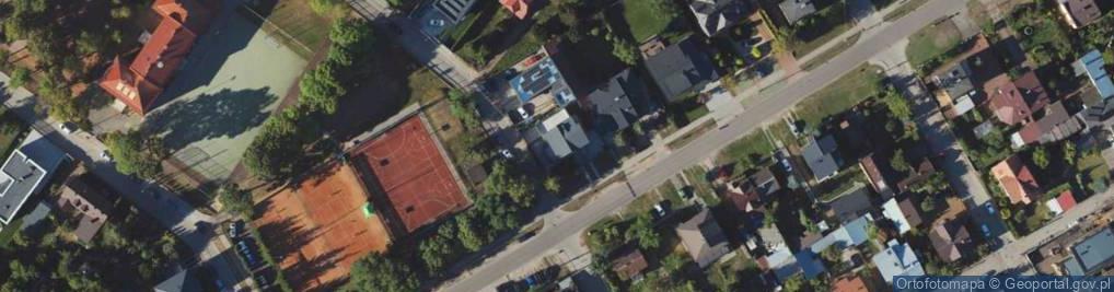 Zdjęcie satelitarne Pod Krzywą ul.