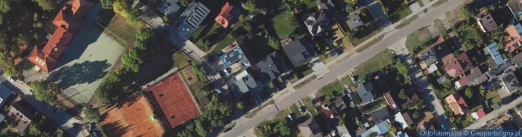 Zdjęcie satelitarne Pod Krzywą ul.