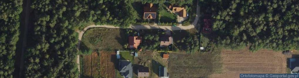 Zdjęcie satelitarne Pod Lasem ul.