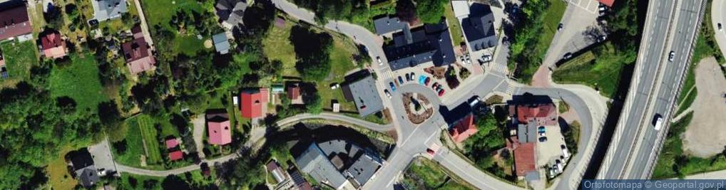 Zdjęcie satelitarne Podgórna ul.