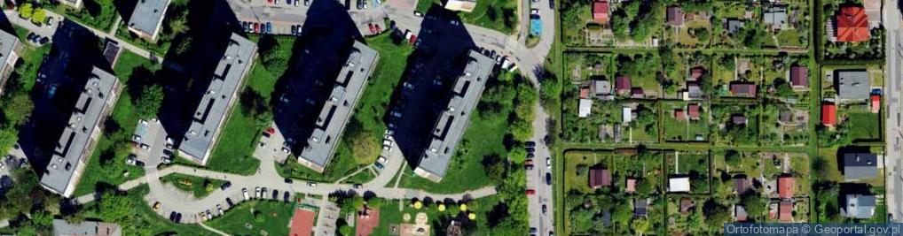 Zdjęcie satelitarne Podgórze ul.