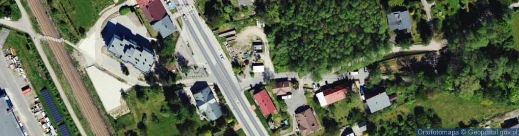 Zdjęcie satelitarne Podhalańska ul.