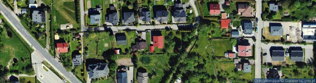 Zdjęcie satelitarne Pomarańczowa ul.