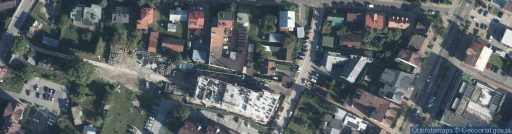 Zdjęcie satelitarne Poprzeczna ul.